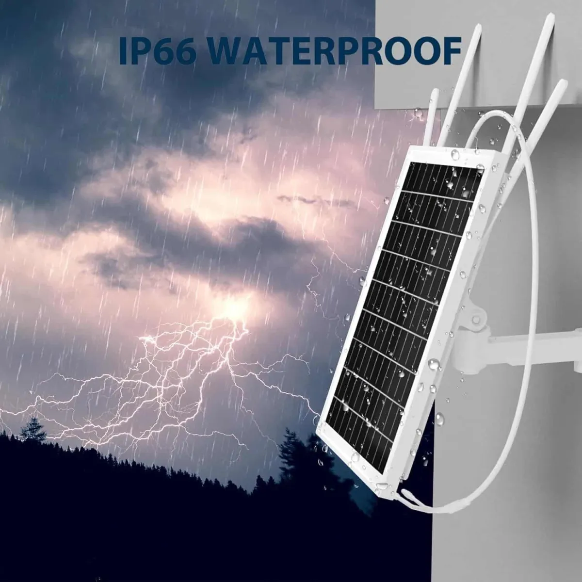 Solar 4G/WiFi SIM Router, 25600mAh Battery, Outdoor Rated