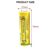 LiitoKala Lii-40A 21700 Battery, 4000mAh, 40A High-Drain - photo 4