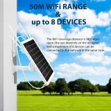 Solar 4G/Wifi SIM card Router | 25600mAh Battery | WiFi Repeater | Outdoor SIM Modem for Camping, Farms, RVs - photo 5