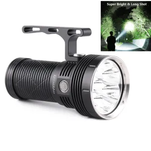 Convoy 3X21C SST40 Flashlight | 15000 Lumens, 900m Beam | Security, Rangers, Outdoor | USB-C Rechargeable | Aluminium Alloy Torch (Batteries Not Included)