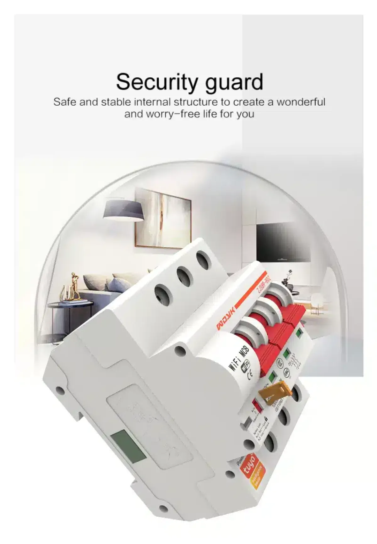 Motorized Circuit Breaker for Home Automation – Tuya Smart 2P 32 A