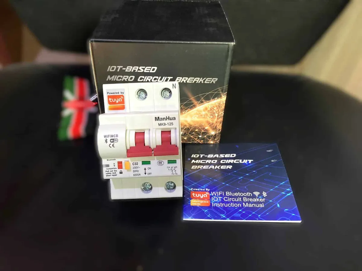 Smart Home Safety – Motorized Tuya 32 A Circuit Breaker with Short-Circuit Protection