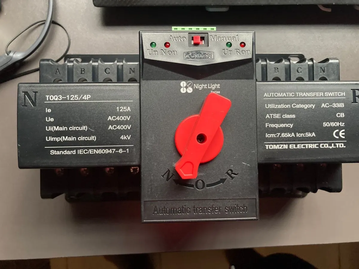 TOMZN TOQ3-125 125 Amp 230400 Volt Automatic Transfer Switch Reliable GeneratorInverter ATS (1)