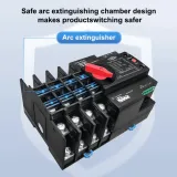 Tomzn TOQ7-100 4P 100A 3 Phase ATS – 220V Automatic & Manual Transfer Switch | <50ms  Generator to KPLC Changeover - photo 13