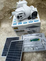 UBOX Solar-powered Dual-lens Camera 360-degree Panorama | Detection and Alarm | Two-way Audio 6MP ultra HD Solar Camera - photo 2