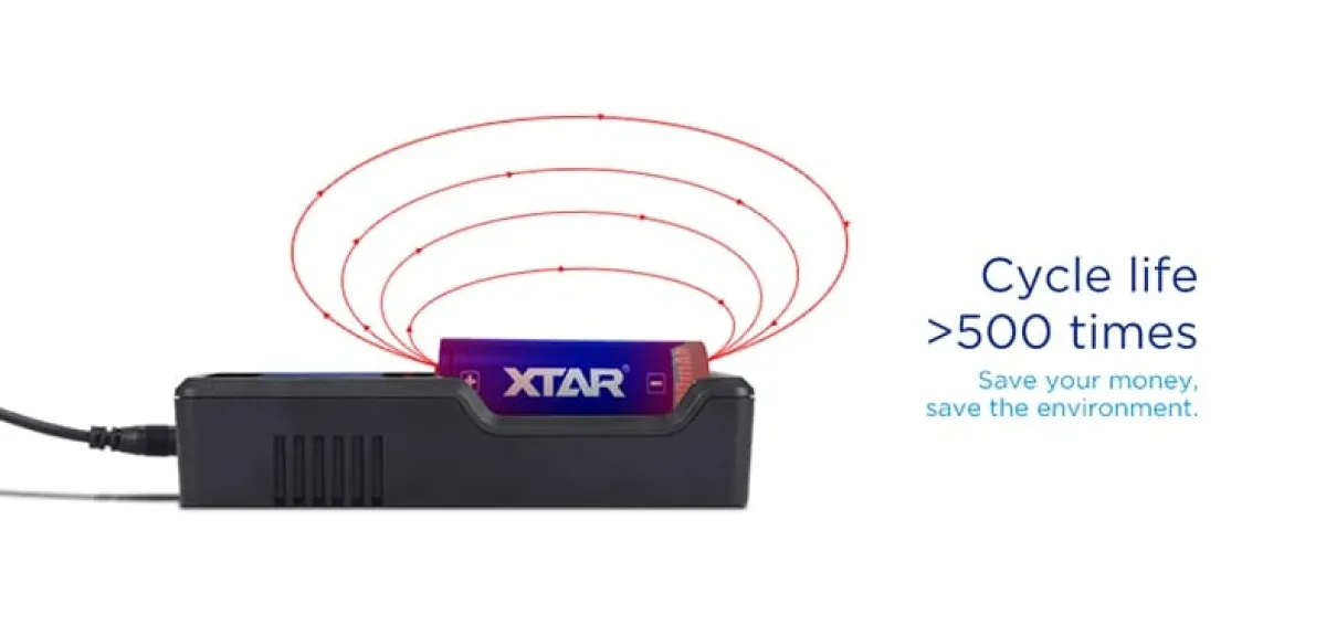 XTAR 26650 protected battery