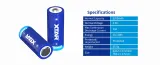 XTAR 26650 5200mAh Flat-Top Li-ion Battery for Flashlights, 10 Amps – Protected with PCB - photo 4