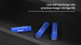 XTAR INR 18650 2600mAh High-Drain Li-ion Unprotected Battery for Vapes, EDC, and High-Power Devices, 20/30A, flat top - photo 4