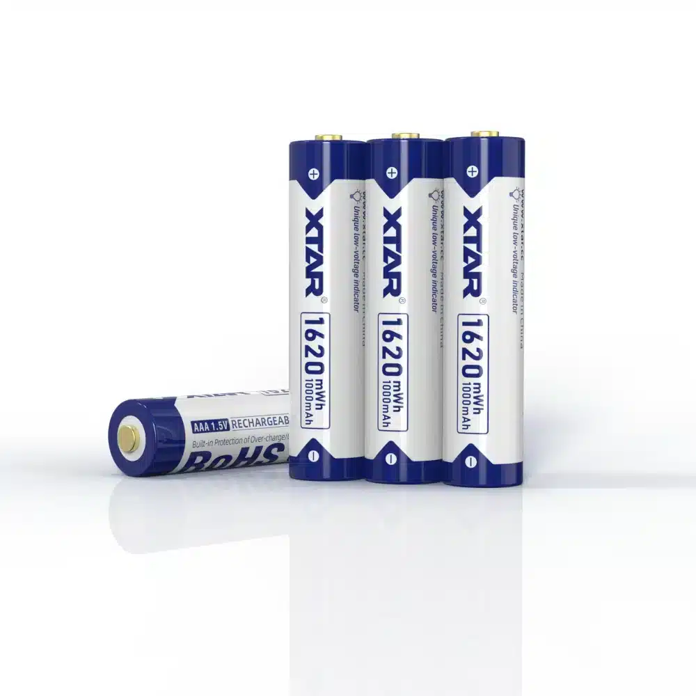 XTAR AAA USB-C rechargeable battery Kenya 1000mAh for computer mice keyboards
