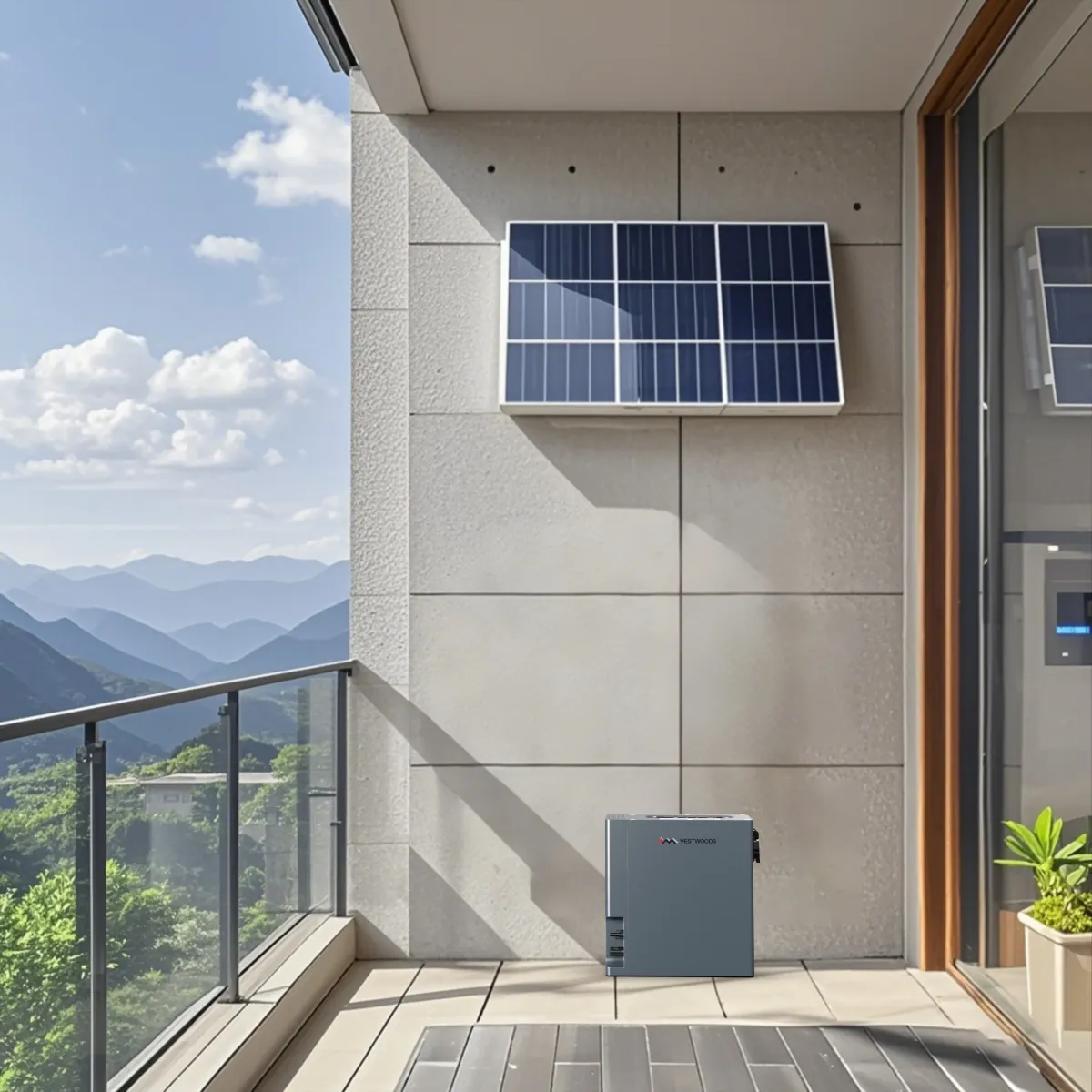 Vestwoods 2009.6Wh 1000W Portable Solar Generator Power Station with UPS and Lithium Iron Phosphate (LiFePO4) Battery