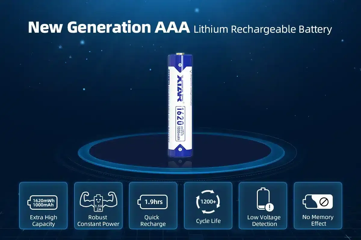 XTAR AAA rechargeable battery 4-pack