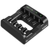 XTAR LC4 4-Slot USB-C Charger for 1.5V Lithium-ion AA/AAA Batteries - photo 5