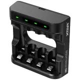XTAR LC4 4-Slot USB-C Charger for 1.5V Lithium-ion AA/AAA Batteries - photo 4
