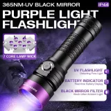 Superfire vZ16 UV blacklight torch 365nm for Leak Detection, Pet Stains, Currency Checking & Inspection, snake - photo 3