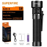 SUPERFIRE A29-S EDC Flashlight – 1230 Lumens | 140M beam - photo 2
