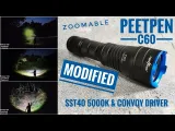 PEETPEN C60 LED Zoomable Flashlight | 0.26km Beam, 1000 Lumens, IPX6 Waterproof | Aluminum Alloy for Camping, Rescue - photo 10