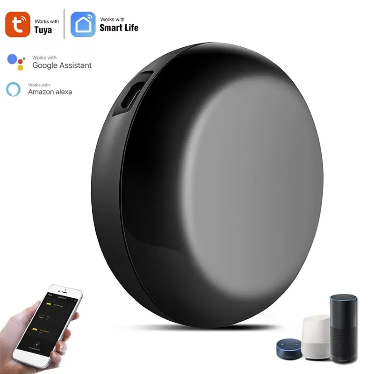 Smart IR Remote Controller | Control AC, TV, DVD via WiFi/Alexa