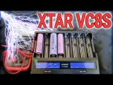 XTAR VC8S 8-Slot Charger | 3A USB C Fast Charge, LCD Display |18650, 21700 AA, AAA Ni-MH Li-ion Battery Charger for Flashlights, Drones, Vapes - photo 6