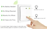 Kinetic Switch Kit: Battery-Free Wireless For Lights and Fans | No Wiring Needed, Easy Install - photo 10