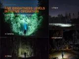 SUPERFIRE TN02 Magnetic EDC Flashlight | 1800lm, 265m Beam - photo 2