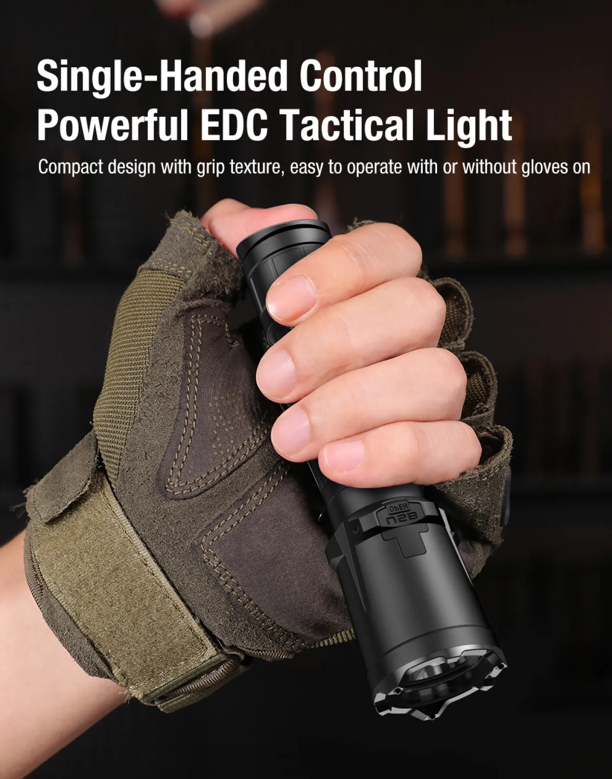 Single-Handed Control Powerful EDC Tactical Light