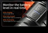 Superfire Y5-N Wildlife Spotting Flashlight with Red, Yellow & Blue Filters, 600m Long-Range Zoom Beam, RGB Rear Light & Rechargeable 18650 Batteries - photo 5
