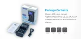 XTAR VC2 Dual-Slot Smart LCD Lithium-Ion Battery Charger with Independent Charging Channels and Micro-USB Input - photo 2