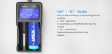 XTAR VC2 Dual-Slot Smart LCD Lithium-Ion Battery Charger with Independent Charging Channels and Micro-USB Input - photo 7