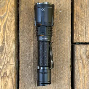 Klarus XT21X PRO Flashlight, 4400 Lumens, 336m Beam, USB-C actual product photo.